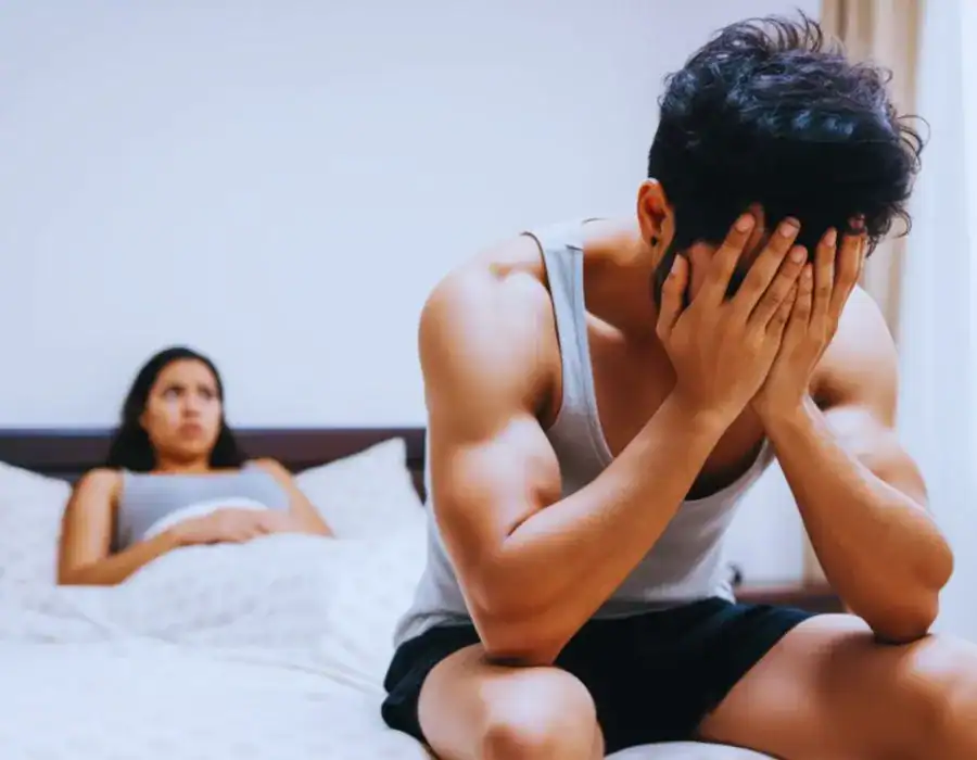 Image of upset man in need of erectile dysfunction treatment Walthamstow