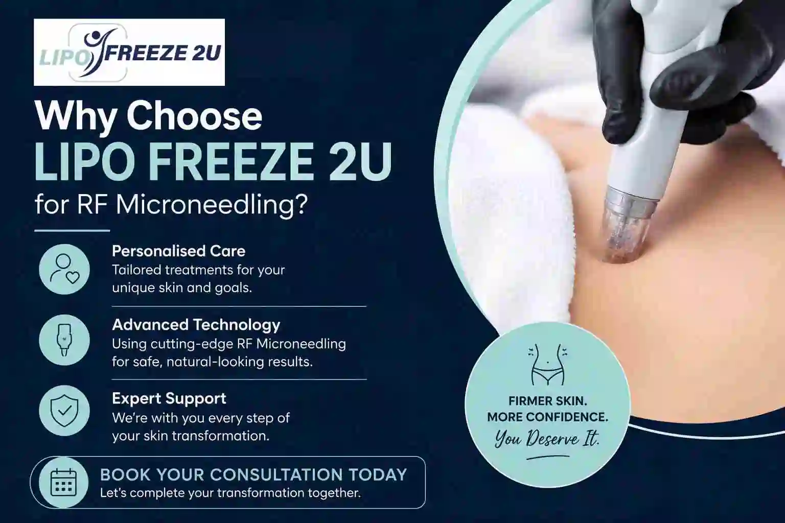 Why Choose LIPO FREEZE 2U for RF Microneedling Walthamstow?